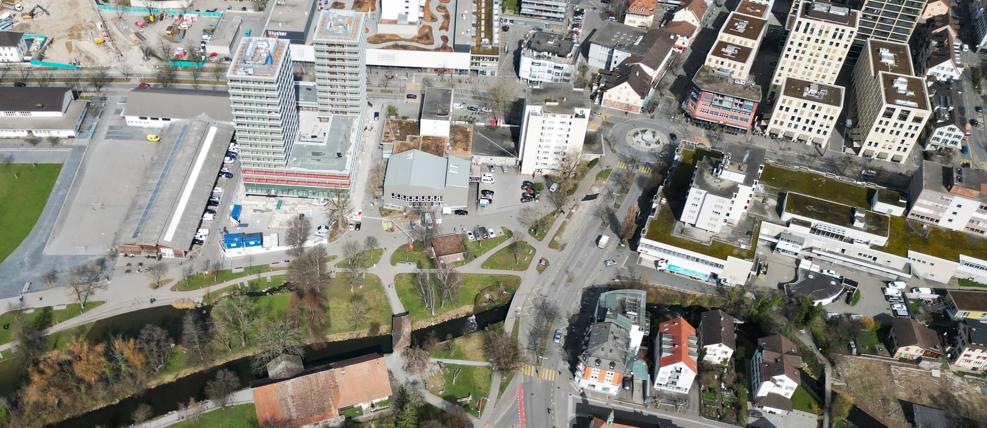 Ansicht Stadtzentrum Uster