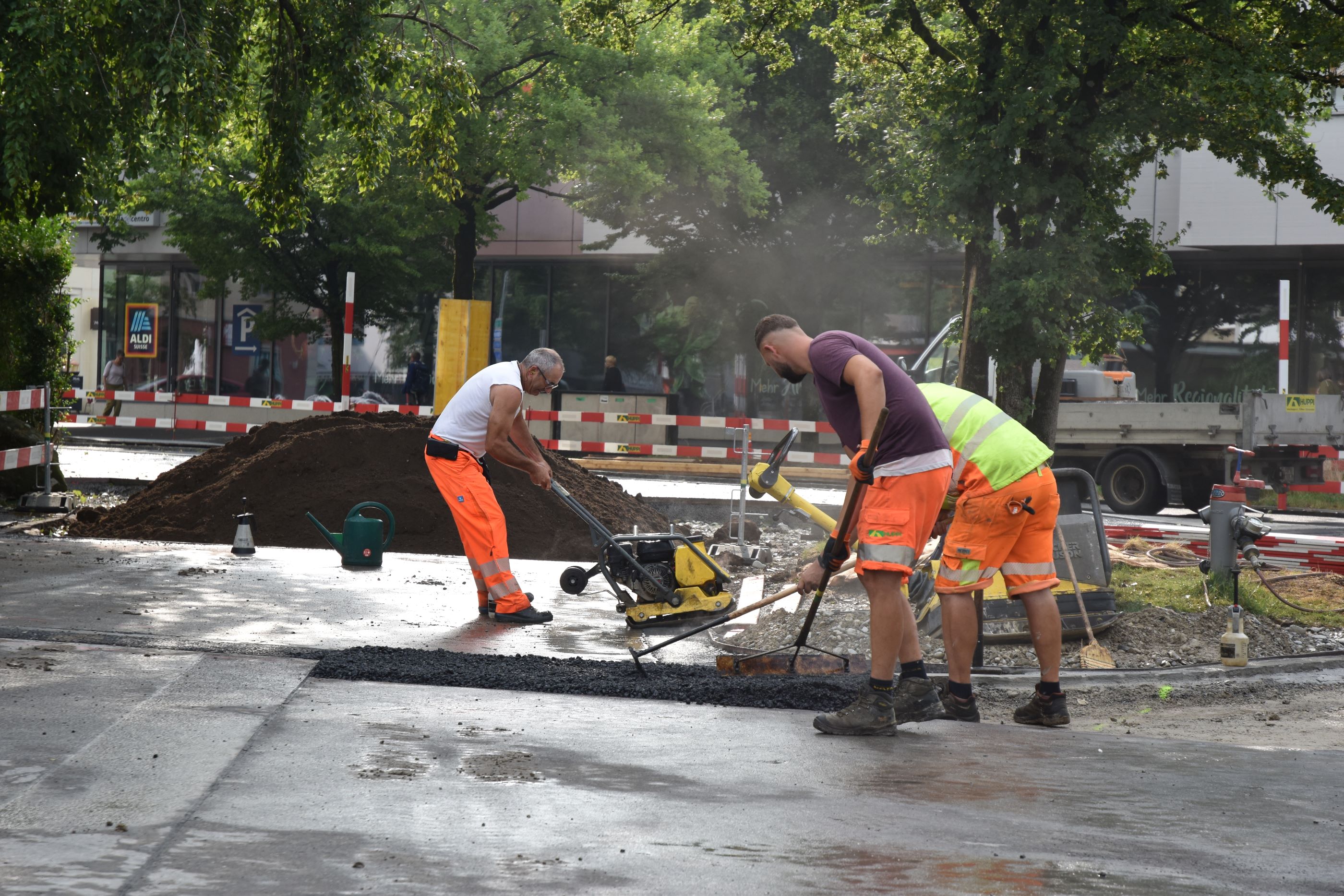 Abschlussarbeiten der Etappe 1